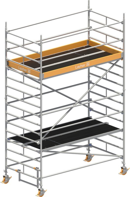 Layher Rollgerüst Uni Breit P2 5,20m AH