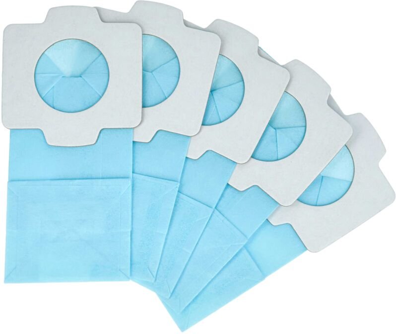 Vhbw - 5x Staubsaugerbeutel kompatibel mit Makita CL106D, CL106, DCL180Z, DCL140, DCL180, CL183D Staubsauger - Papier, 1...