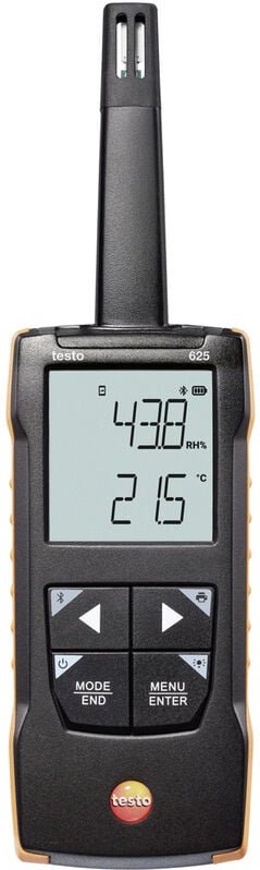 Testo - 625 Luftfeuchtemessgerät (Hygrometer) 0 % rF 100 % rF