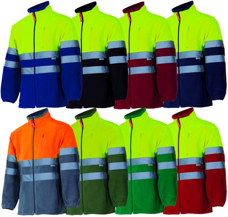 Velilla 183 Fleecejacke - XL - blautte/ Gelb