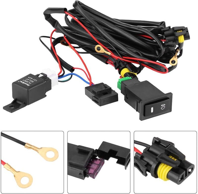 Nebelscheinwerferschalter-Verkabelungssatz, Kabelbaum, Ein-/Ausschalter