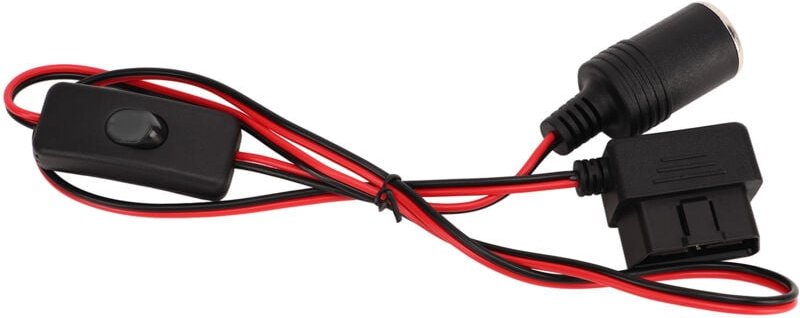 Thumbnail - OBD2 Zigarettenanzünder Princet 16 Zoll wasserdichter Buchsenstecker Stromadapter Steckeradapter für Autoausrüstung