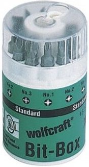 Bit - Einsätze für Wolfcraft Schraubendreher, mit 1/4 'Innensechskant