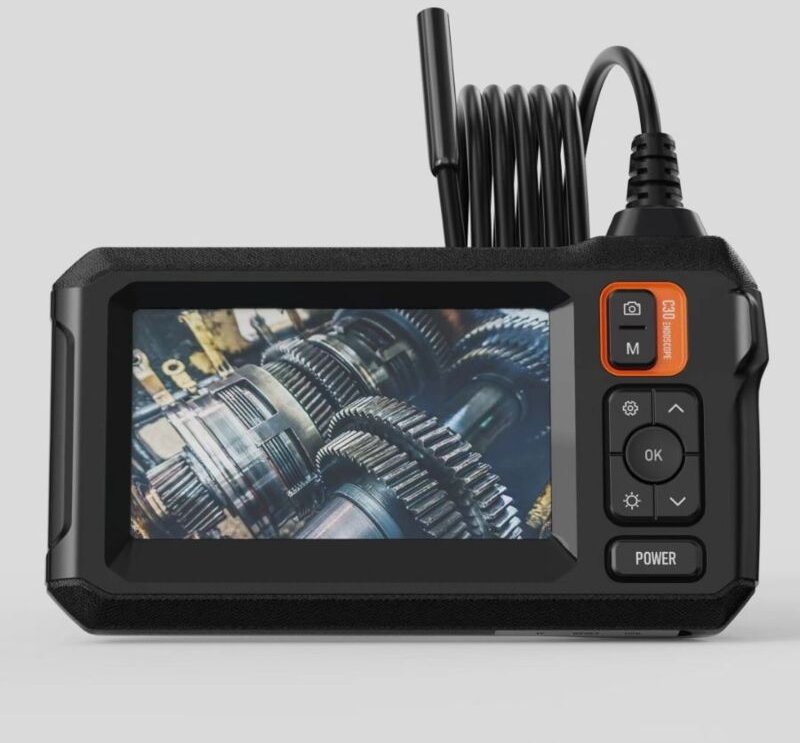 HD 1080P Endoskopkamera, IPS-Bildschirm, 170-Grad-Betrachtungswinkel, IP67 wasserdichtes Endoskop mit LED-Leuchten, 2000...