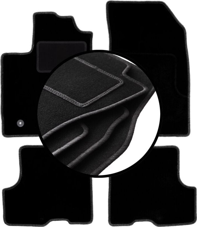 Komplettset Veloursmatten für: Dacia Duster II 4WD SUV (2018-)