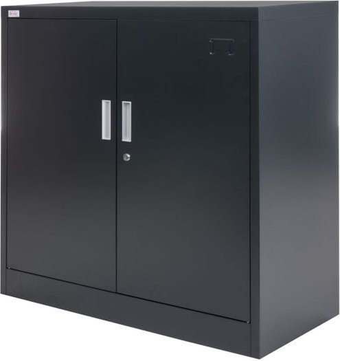 Aktenschrank kiew dunkelgrau anthrazit knock down 90x40x90cm