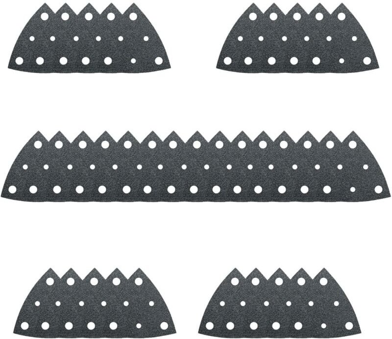35x Schleifblätter gelocht Zirkon 80 mm K80 - 63717238010 - Fein