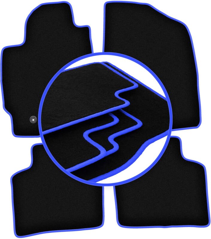 CARLUX-BLUE Autofußmatten für: Toyota Prius II Fließheck (2003-2010)