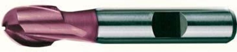 Radiusfräser kurz DIN327 HSSCo8 TiALN Typ n 17mm Format