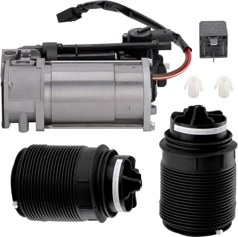 Maxpeedingrods - 2x Hinten Luftfederung + Kompressor for Mercedes E-Klasse W212 T-Model S212 cls