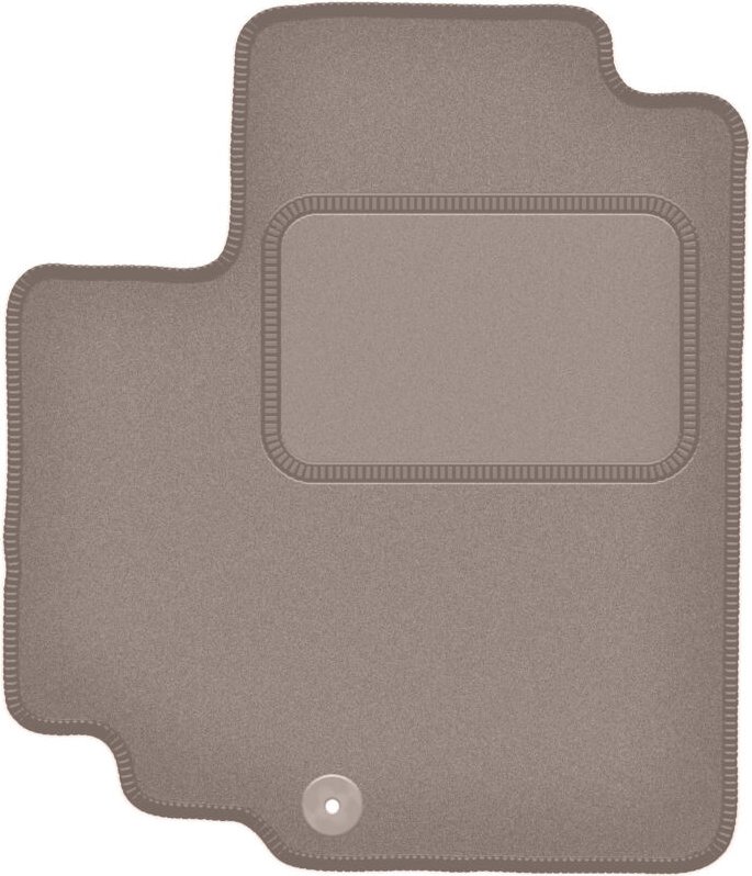 Beige Fahrermatte für: Nissan Pixo Fließheck (2008-2013)