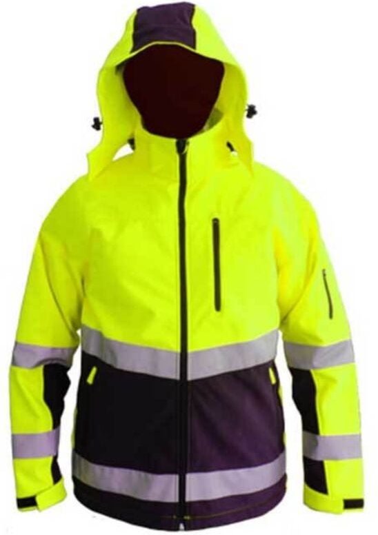 Thumbnail - SNOW HAWK YEL Warnschutz-Softshelljacke XXL