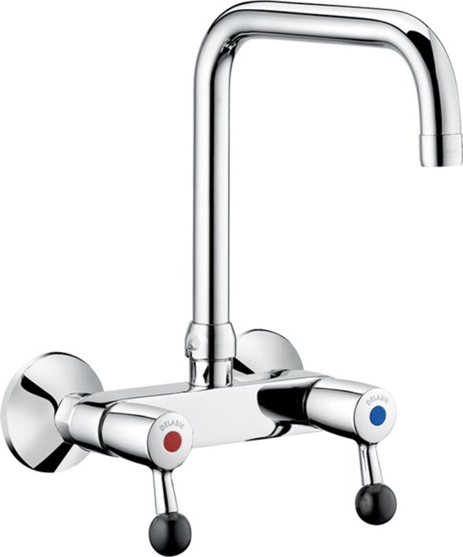 Delabie Wand Zweigriffarm. 60l/min,Schwenkausl. oben D22 L200