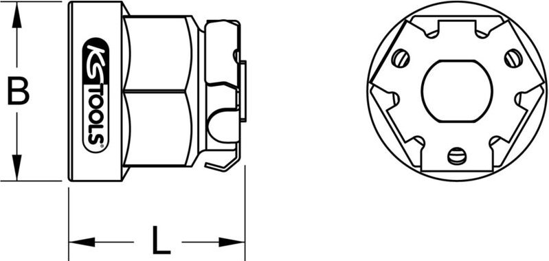GEARplus Bit-Adapter, 3/8"x1/4"