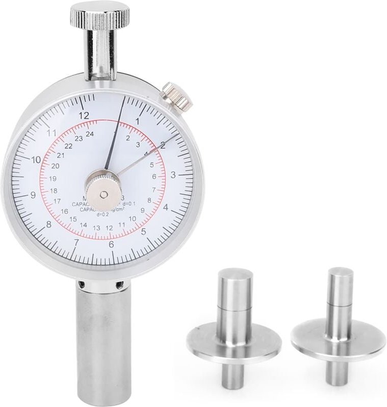 Ej.life - Penetrometer für Früchte, 0,5–12 Kg/cm² (x 10⁵ Mpa), 1–24 Kg/cm² Penetrometer für Früchte, Sklerometer, Härtep...
