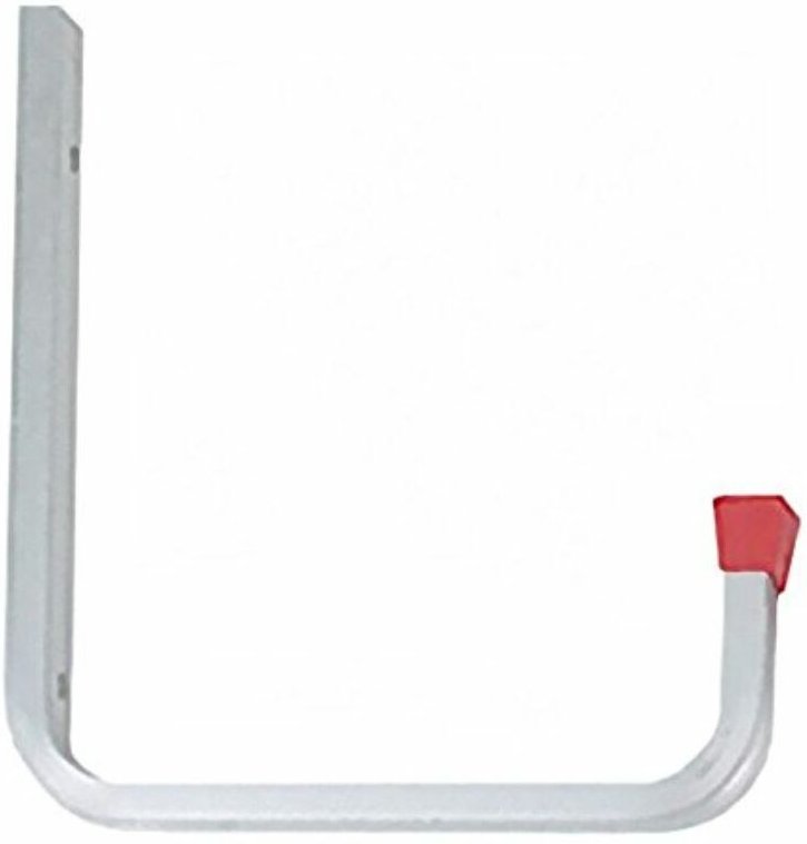 GAH - alberts Wandhalter Abgewinkelt Aluminium 140x155mm