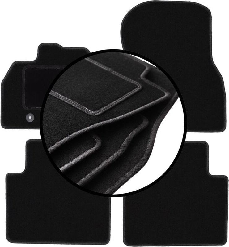 Komplettset Veloursmatten für: Renault Zoe II Fließheck (2018-)