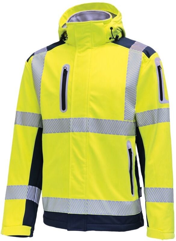 Thumbnail - Warnschutz-Softshelljacke VW177T Gr. s gelb - Vizwell