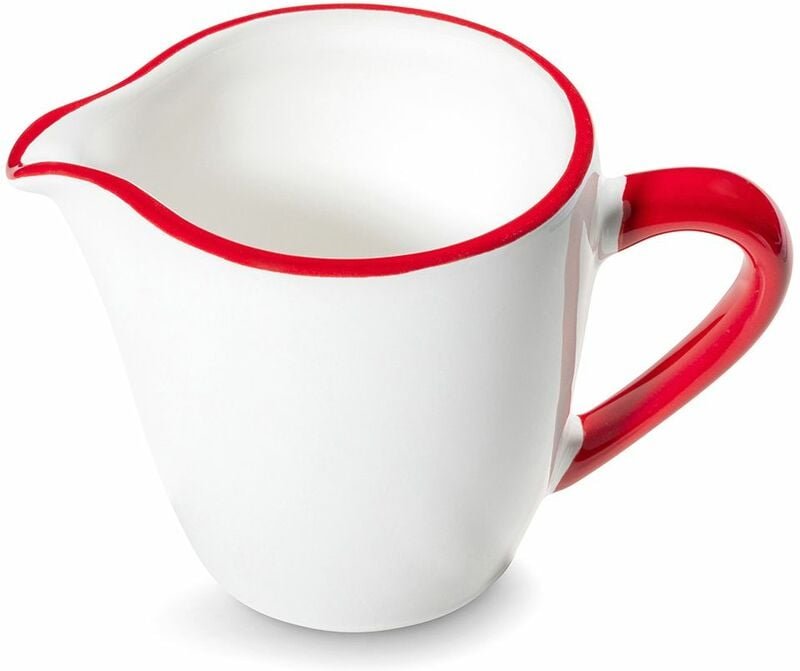 Gmundner Keramik - Rubinroter Rand, Milchgießer Gourmet (0,2L)