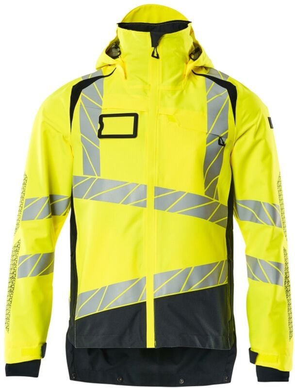 Hard Shell Jacke mit leichtem Futter Jacke 19301 Gr. s, hi-vis gelb/schwarzblau - Mascot