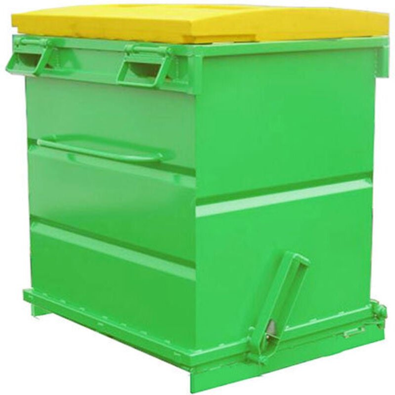 Klappbodenbehälter Deckel PE 1280 L - Braun - FAP13000-8004