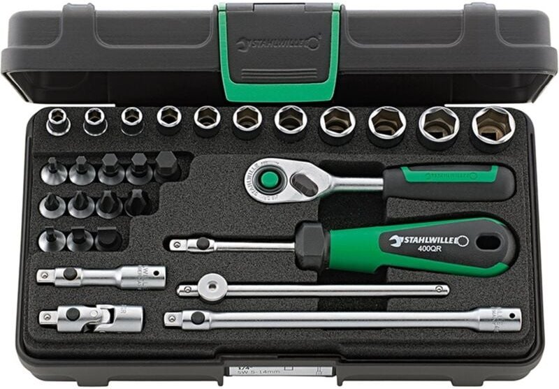 Stahlwille 40/23/6QR Steckschlüssel-Satz 1/4" 29-teilig