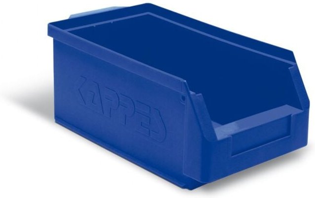 Sichtlagerkasten L350xB200xH150mm pe blau