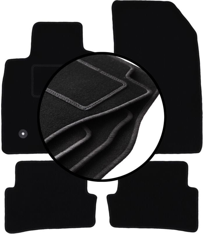 Komplettset Veloursmatten für: Renault Thalia II Limousine (2008-2013)