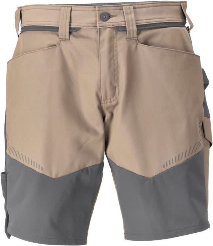 Shorts, geringes Gewicht Shorts 25149-230-5689 Gr. C48 dunkles sandbeige/anthrazitgrau - Mascot