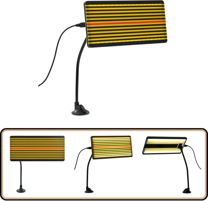 LED-Ausbeulschild für Lackschadenfreies Ausbeulen - LED-Ausbeulschild - Lackreparatur - Delle Entfernen - Auto Reparatur...