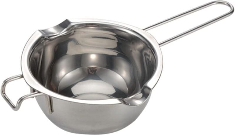Schokoladenschmelztiegel aus Edelstahl, geeignet zur Herstellung von Pralinen (Silber) - KZQ