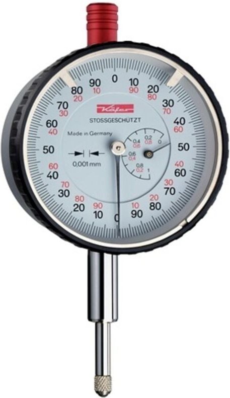 Messuhr FM1.000 s 1mm Abl.0,001mm m.Stoßschutz - 10053 - Käfer