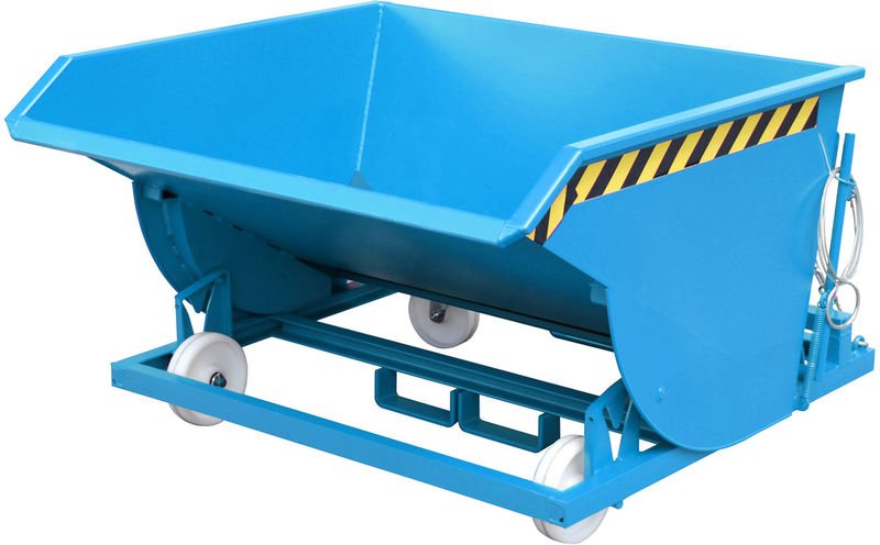 Bauer Spänebehälter SKM 75, lackiert, Lichtblau