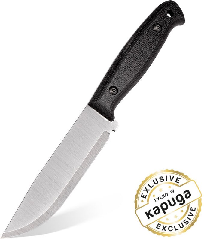 BPS Knives Adventurer Noar Expeditionsmesser mit Feuerstarter – Limitierte Auflage 1066 Stahl, schwarzes Micarta, schwar...