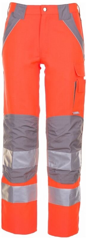 Plaline Warnschutz Bundhose orange/zink 58 - Planam