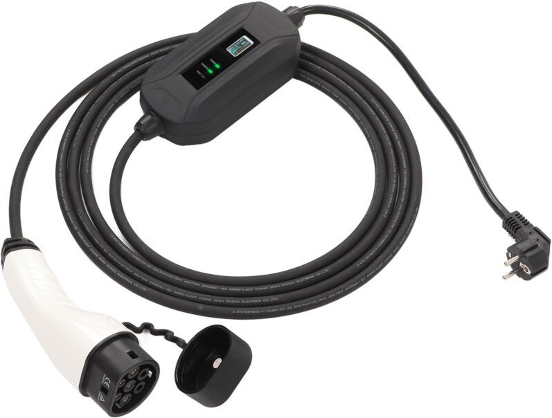 Jeffergarden IEC 62196 Typ 2 EV -Ladekabel LCD -Display 16A 3,6 kW wasserdichtes CE -TUV -Zertifikat für Elektroautos