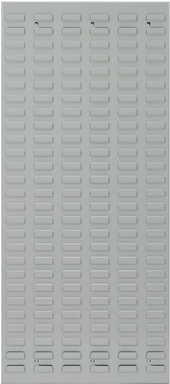 Thumbnail - Schlitzplatte senkrecht 456 x 987 mm Grau Werkzeugwand Werkstattwand - ADB