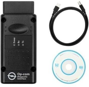 Mumu - opcom 2012V can OBD2 USB-Schnittstelle Diagnosetester Oper Firmware V1.99, Schwarz