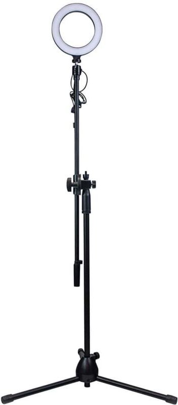 Selfie lampe und stativ