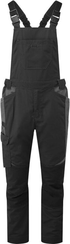 Latzhose für den industriellen Waschgang WX3 Schwarz XL