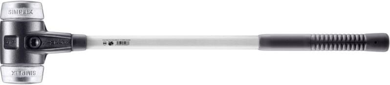 SIMPLEX-Vorschlaghammer, Weichmetall mit verstärktem Tempergussgehäuse und Fiberglasstiel D=80 mm 3709.081
