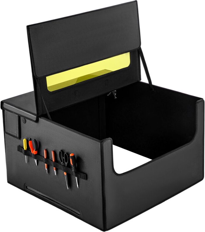 Lasergravierergehäuse, 31,5 x 31,5 x 19,6', feuerfest und schützend, PU-Kunststoffwabenplatte & 600D Oxford-Gewebe & PC-...