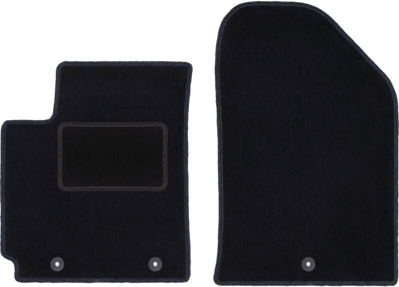 Vordere Matten schwarz für: Kia Picanto II JE Fließheck (2011-2017)