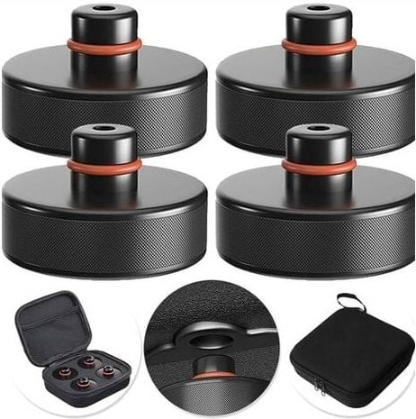 Kompatibel mit Tesla Model 3/S/X/Y, 4 Gummiheber mit Aufbewahrungsbox, Tesla Autozubehör,