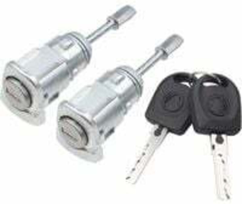 Ersandy - Türschließzylinder vorne links rechts kompatibel mit Golf iv Bora Passat B5 Skoda Fabia 3B0837167 3B0837168