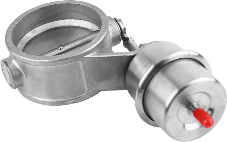 Zoternen - 2,5-Zoll-Universal-Abgassteuerventil für Autos, passend für 63-mm-D-Rohr-Fahrzeugzubehör (geschlossen)