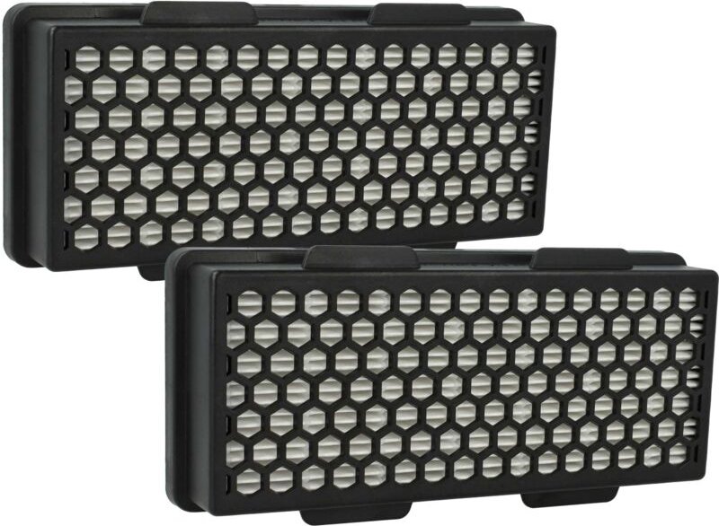 vhbw 2x Staubsaugerfilter kompatibel mit Samsung VC21F60JUK1/ EV, VC21F60WJ Staubsauger - HEPA-Filter Schwarz Weiß