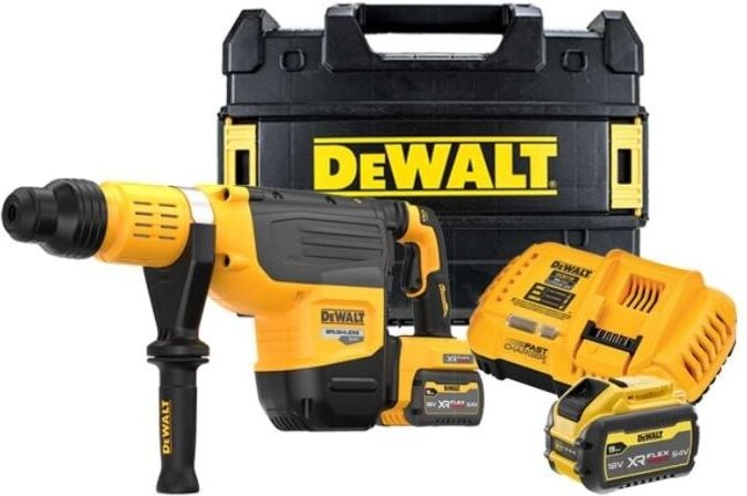 Werkzeuge - 54V Akku-Kombihammer sds Max, 2x Akku 9,0 Ah flexvolt, Ladegerät DCH735X2 - Dewalt