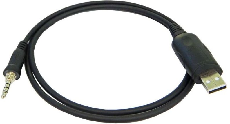 vhbw USB Programmierkabel Ersatz für CT-91 für Funkgerät, schwarz