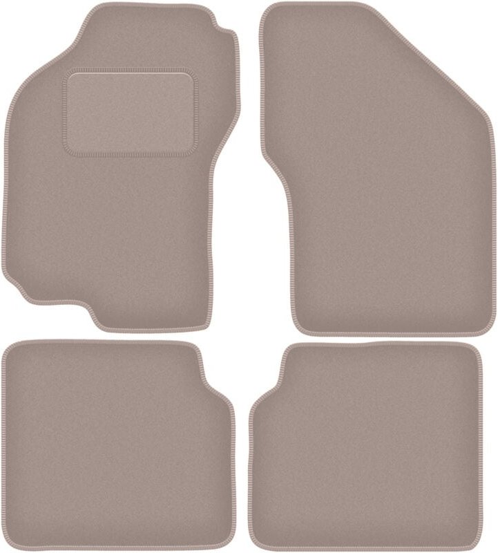 Beige Veloursmatten für: Fiat Brava Limousine (1995-2001)